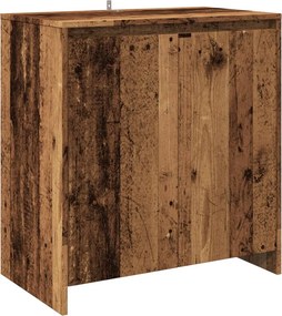 vidaXL antik fa színű szerelt fa tálalószekrény 70x41x75 cm