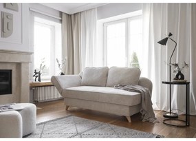 Bézs kordbársony heverő (bal oldali) Chic Charlotte – Miuform