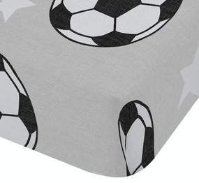 Egyszemélyes flanel gyerek lepedő 90x190 cm Football Stars – Catherine Lansfield