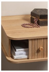 Natúr színű függő éjjeliszekrény borovi fenyő dekorral Jena – WOOOD