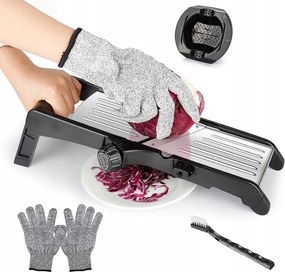 Multifunkciós 7in1 zöldségszeletelő kézi mandolin konyha szett