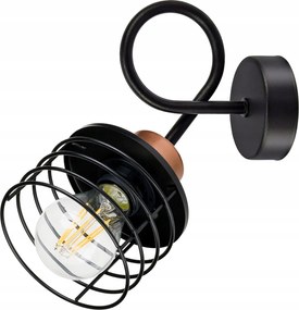 Fali Lámpa E27 fali fix loft vezeték Rugó