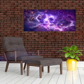 Kép - Lila Univerzum (120x50 cm)