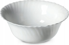 Saláta tálaló Üveg Snack Saláta Gyümölcs 21 cm Tál Fehér