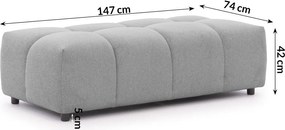 Szürke lábtartó Albane – Ropez