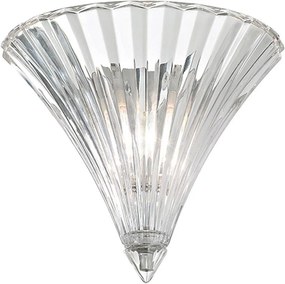 Ideal Lux - Fali lámpatest SANTA 1xE14/40W/230V átlátszó