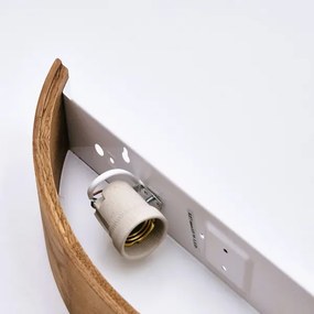 Brilagi - LED fali lámpa CARVALHO 1xE27/60W/230V tölgy cseresznye