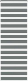 vidaXL zebrafüggönnyel sötét szürke szövetszélesség 80,9 cm poliészter