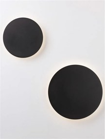 Fali Lámpa Fekete CYRCLE NOVA LUCE 9248151