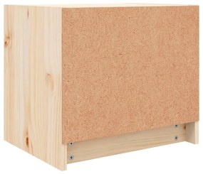 2 db tömör fenyőfa éjjeliszekrény 40x31x35,5 cm