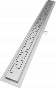 Lineáris lefolyó Aquamarin Görög mintás 64 cm