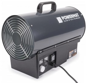 Gázüzemű hőlégfúvó termosztáttal és LCD kijelzővel 25KW PM-NAG-25GLN