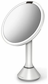 Egyszerű emberi tükör állítható fényerővel Dual LED, fehér