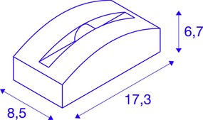 SLV 1003518 OUT-BEAM Modern Kültéri Fali Lámpa Antracit LED IP55