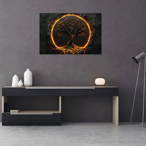Kép – Életfa lávában II. (90x60 cm)