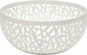 Alessi Cactus! Acél kosár Gyümölcstál 21 cm Fehér