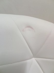 AKCIÓ Fehér irodai szék AVOLA ökobőrből II. osztály