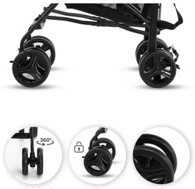 KINDERKRAFT - Babakocsi TIK Stone szürke