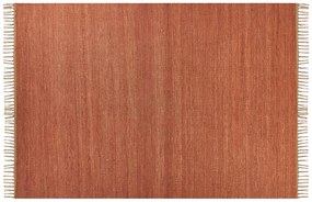 Piros jutaszőnyeg 160 x 230 cm LUNIA Beliani