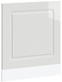 mosogatógép panel Kalmar magasfényű fehér 60x1,5x67 cm gépi fa
