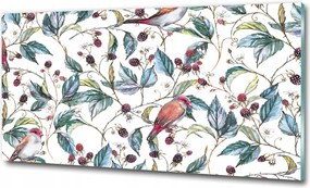 Fotó kép edzett üveg Virágos minta 100x70