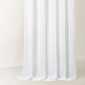 Goldea luxus, fényes függöny - fehér 300 cm