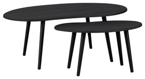 Eglo 424047 - KÉSZLET 2x Kisasztal ALORAN fekete