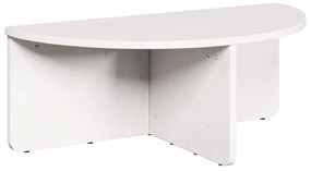 Dohányzóasztal 2 pcs Fehér 79 x 39.5 x 40 cm Tömör fenyőfa