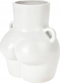 Váza 22 cm Lady White Kerámia 1 db