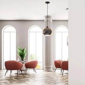 Csillár zsinóron 3D 1xE27/60W/230V