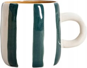 Torrit bögre zöld csíkos 0,1 l Homla