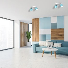 Spotlámpa DIXIE 2xGX53/11W/230V kék