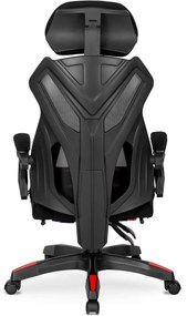 Irodai Forgószék Fekete/Piros Színben. MAXIMO