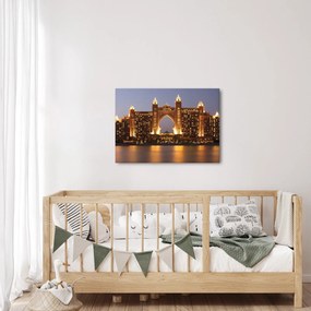 Kép egy épületról Dubajban (70x50 cm)