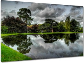 Képek 120x80 Az ég tükröződik a víztükörben