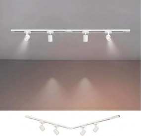 BRILAGI - HUSKY sínrendszeres spotlámpa 4xGU10/10W/230V 150 cm fehér