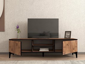 TV asztal/szekrény Sumapi (atlanti fenyő + fekete)  . 1095214