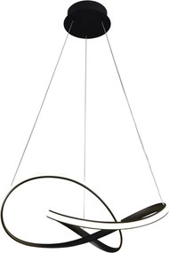 MILAGRO ML6771 CAPPIO Modern Led Függesztett Lámpa Fekete LED IP20
