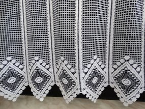 Mg Irigység Panel jacquard fehér 36044 200x40cm Kész M