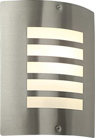 ENDON ST031F BIANCO Modern Kültéri Fali Lámpa Opál, Szálcsiszolt Acél E27 IP44
