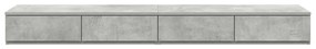 Éjjeli Asztalok Beton szürke Szerelt fa 160 x 36.5 x 16.5 cm