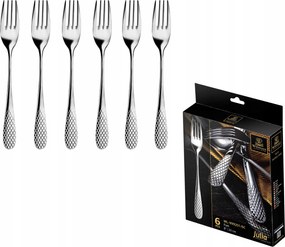 Wilmax rozsdamentes acél étkészlet villa 20 cm 6 db-os szett