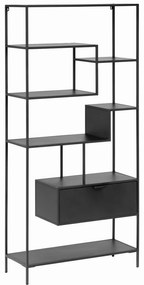 Shantay fekete fém könyvespolc - Kave Home