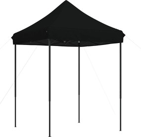 vidaXL Partysátor Fekete 200 x 200 x 306 cm Oxford Szövet