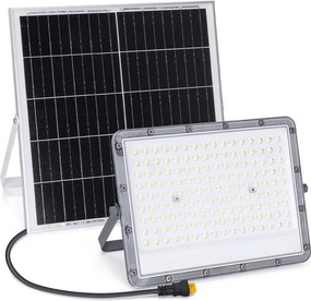 Aigostar - LED Fényerőszabályozható napelemes reflektor LED/200W/3,4V IP65 + távirányító