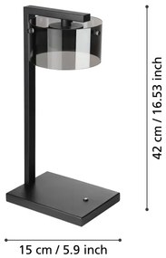 Eglo 39877 - LED Dimmelhető asztali lámpa COPILLOS 1xLED/7,2W/230V