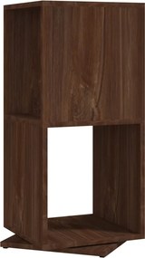 vidaXL barna tölgyszínű szerelt fa forgószekrény 34,5x34,5x75,5 cm