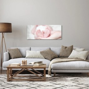 A baba lábának képe (120x50 cm)