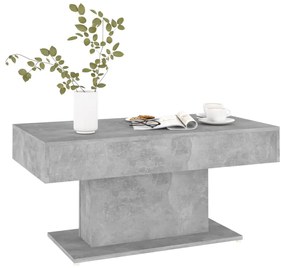 Betonszürke szerelt fa dohányzóasztal 96 x 50 x 45 cm