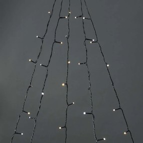 Nedis WIFILXT12W200 - LED karácsonyi fényfüggöny, 200 db LED / 8 világítási mód, 5×4 m, IP65, Wi‑Fi Tuya